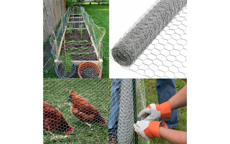 ANJIA Group – hot dipped galvanized hexagonal wire mesh installed as garden fence